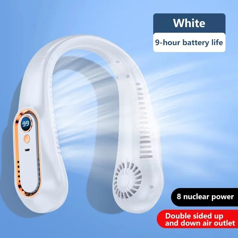 USB Rechargeable Bladeless Neck Fan
