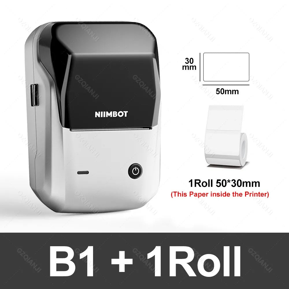 NIIMBOT B1 Mini Bluetooth Thermal Label Printer