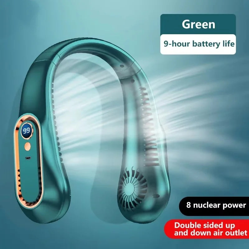 USB Rechargeable Bladeless Neck Fan