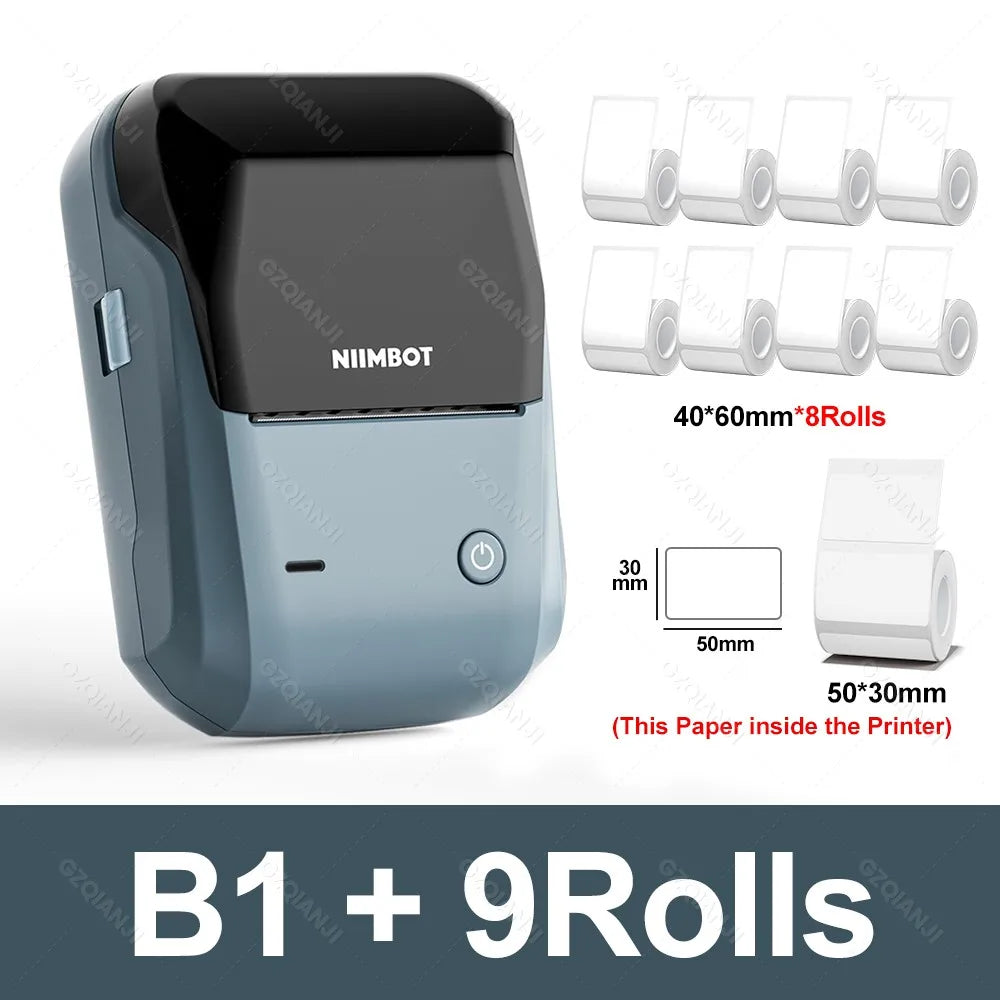 NIIMBOT B1 Mini Bluetooth Thermal Label Printer