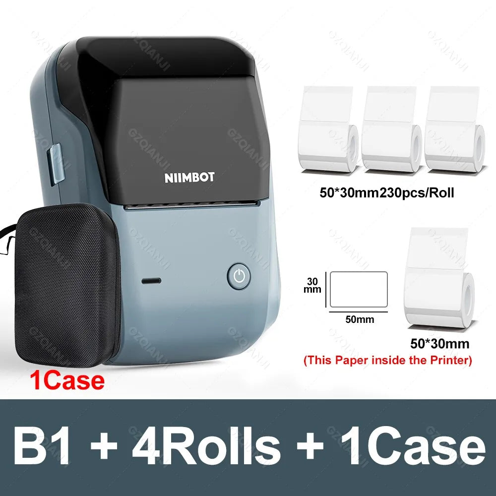NIIMBOT B1 Mini Bluetooth Thermal Label Printer