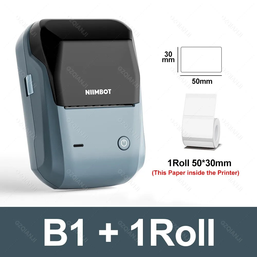 NIIMBOT B1 Mini Bluetooth Thermal Label Printer