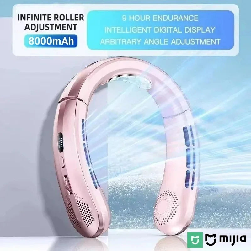 USB Rechargeable Bladeless Neck Fan