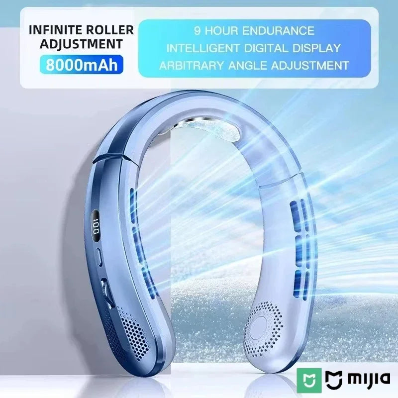 USB Rechargeable Bladeless Neck Fan