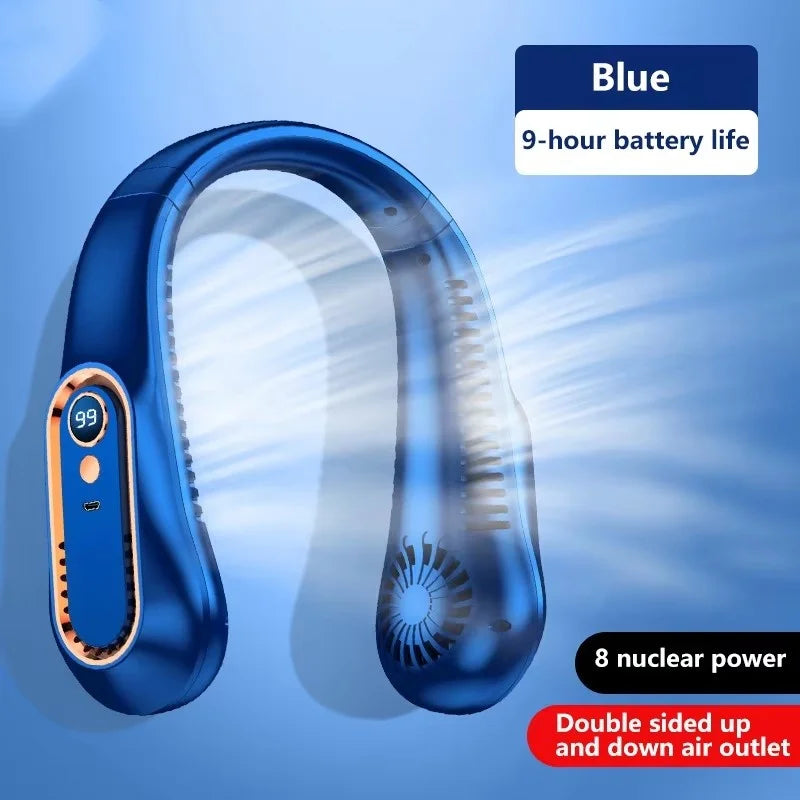 USB Rechargeable Bladeless Neck Fan