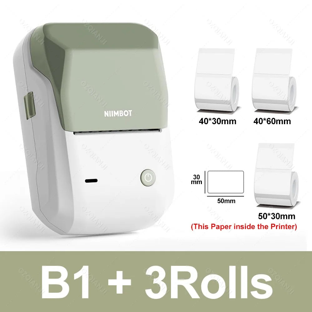 NIIMBOT B1 Mini Bluetooth Thermal Label Printer