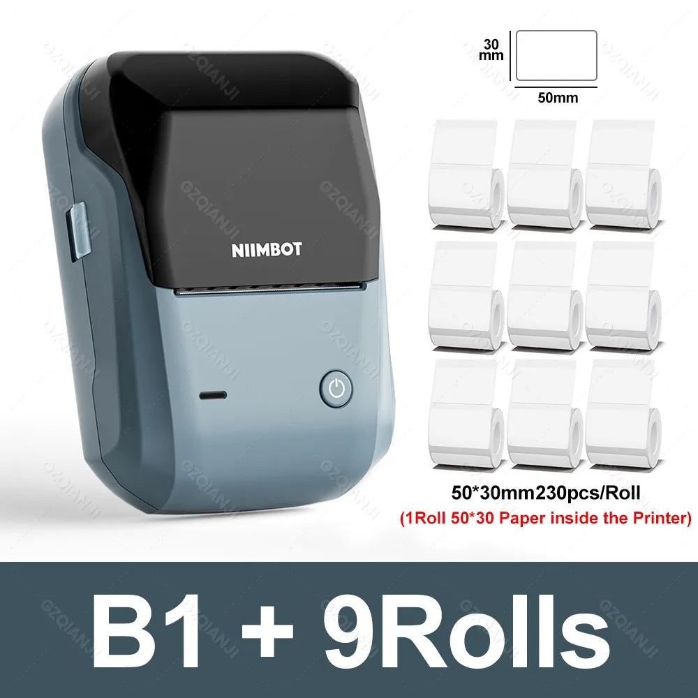 NIIMBOT B1 Mini Bluetooth Thermal Label Printer